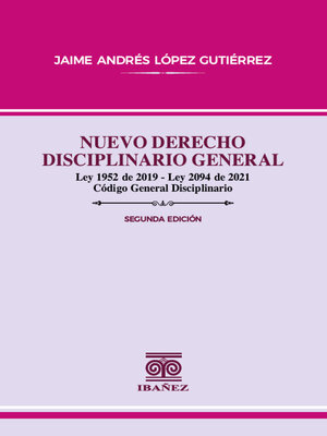 cover image of Nuevo derecho disciplinario general